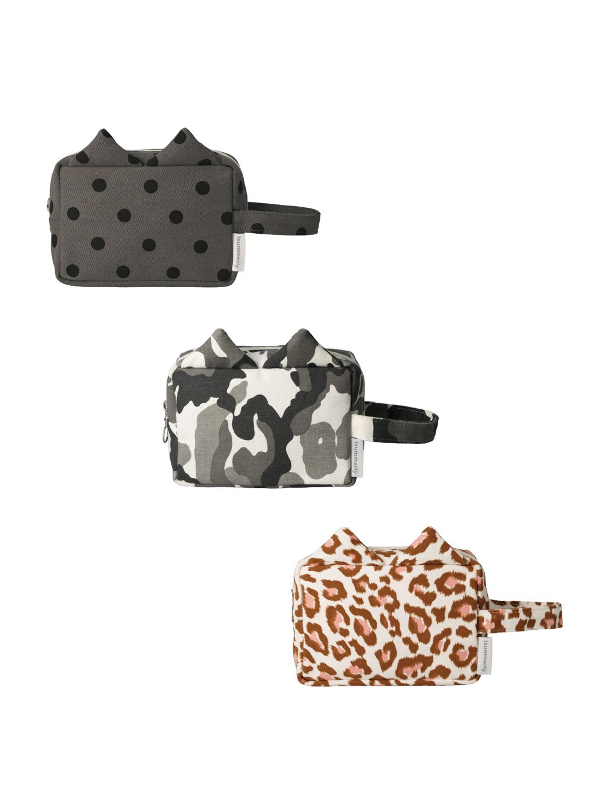 아이썸머리(ISUMMERLY) Baby nyang pouch M size 베이비 냥 파우치 / 3 colors