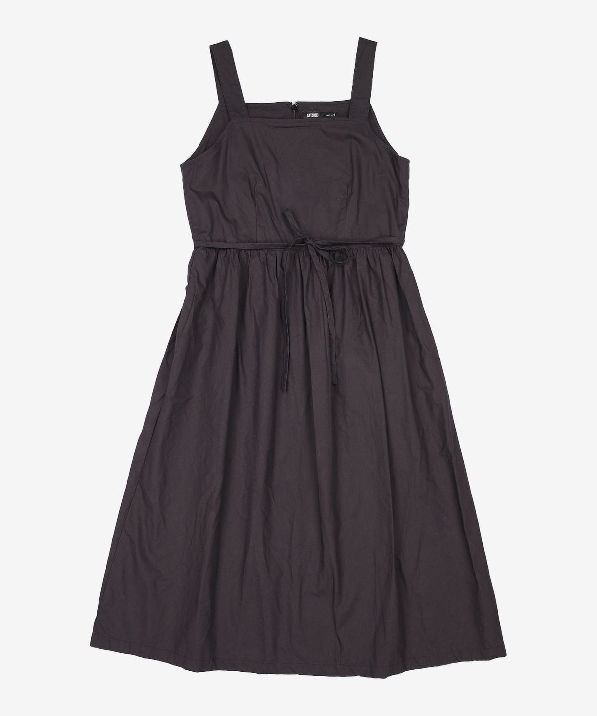 미쏘(MIXXO) 스퀘어넥 끈나시 롱 원피스 MIWOWD721G S