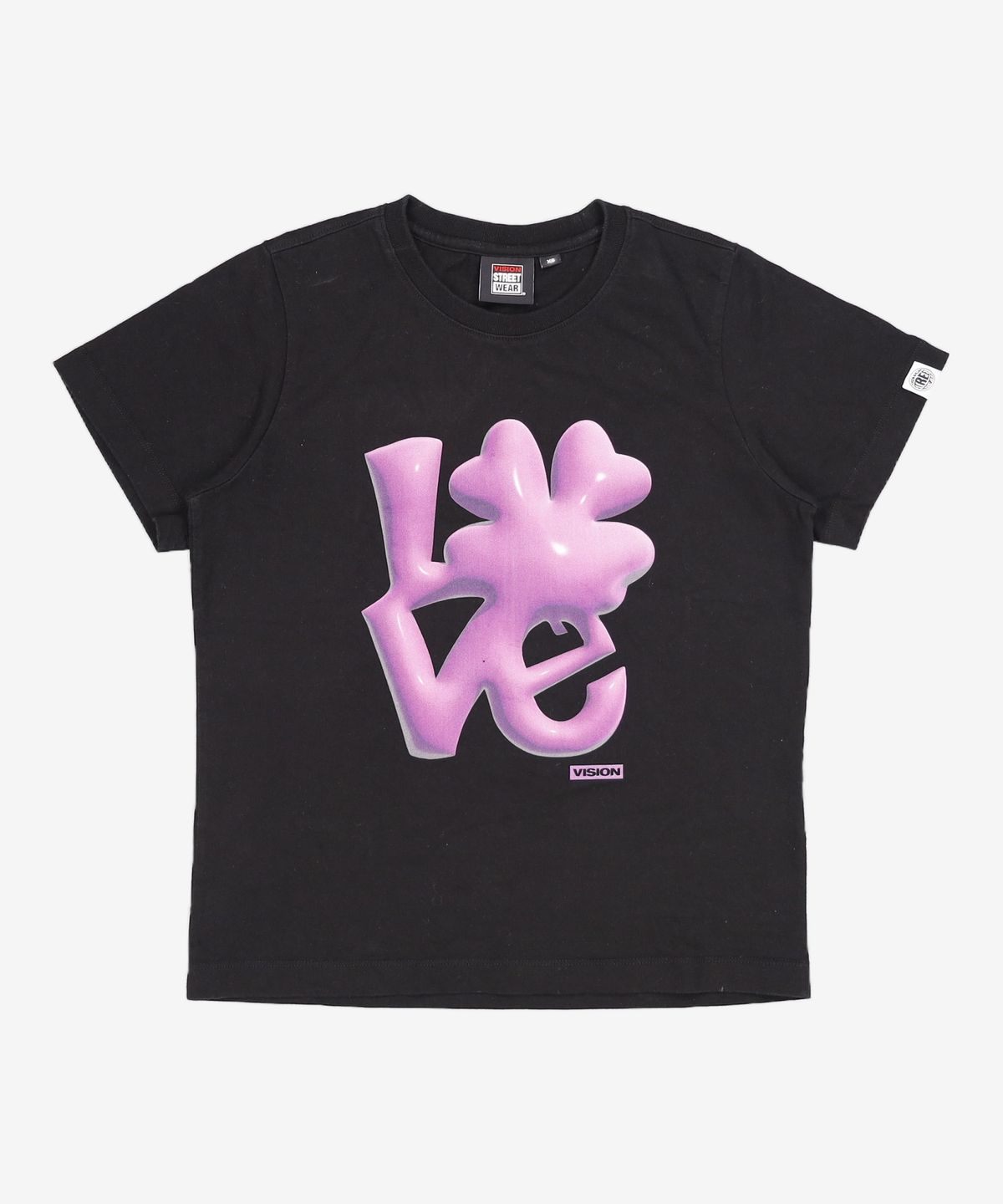 비전스트릿웨어(VISION STREETWEAR) VSW 3D Love T-Shirts Black XS