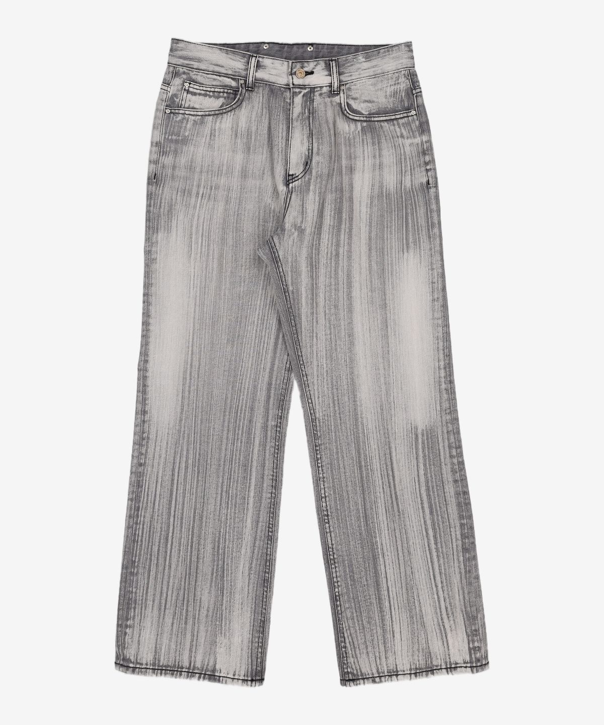메종미네드(MAISON MINED) RAINY BRUSHED DENIM PANTS GREY 50