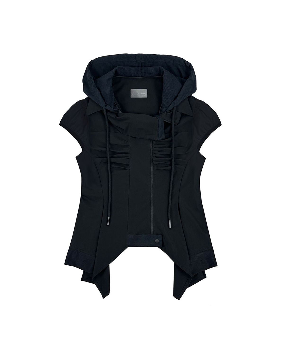 디프런티스(DIFFERENTIS) Hooded Zip Shirt (BK)
