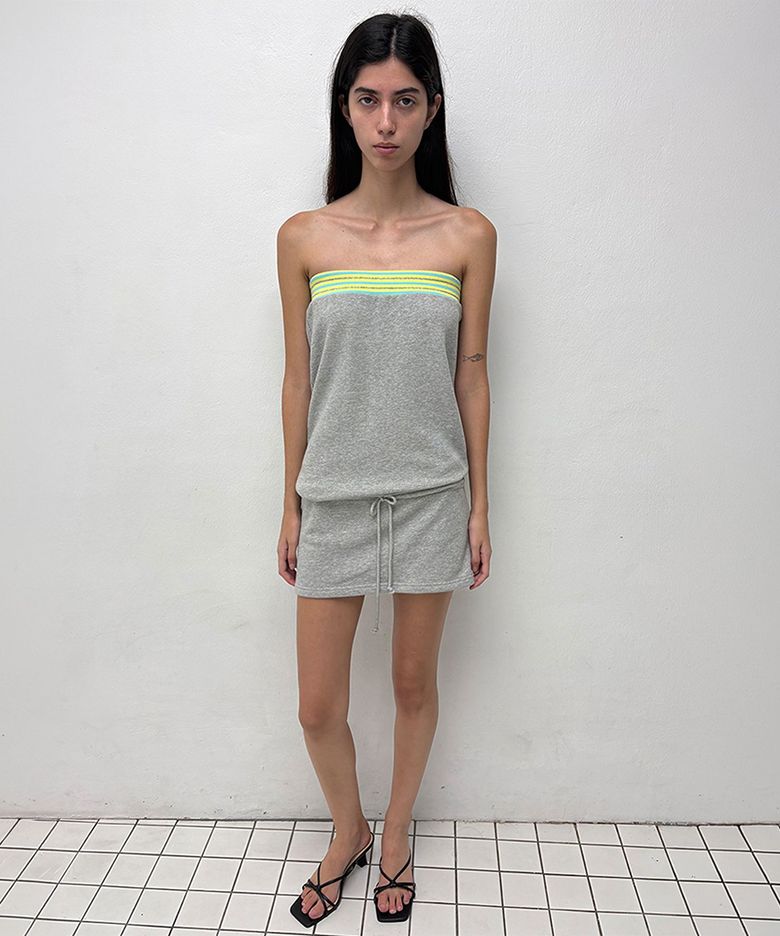 MULTI-WAY TUBE DRESS, MELANGE