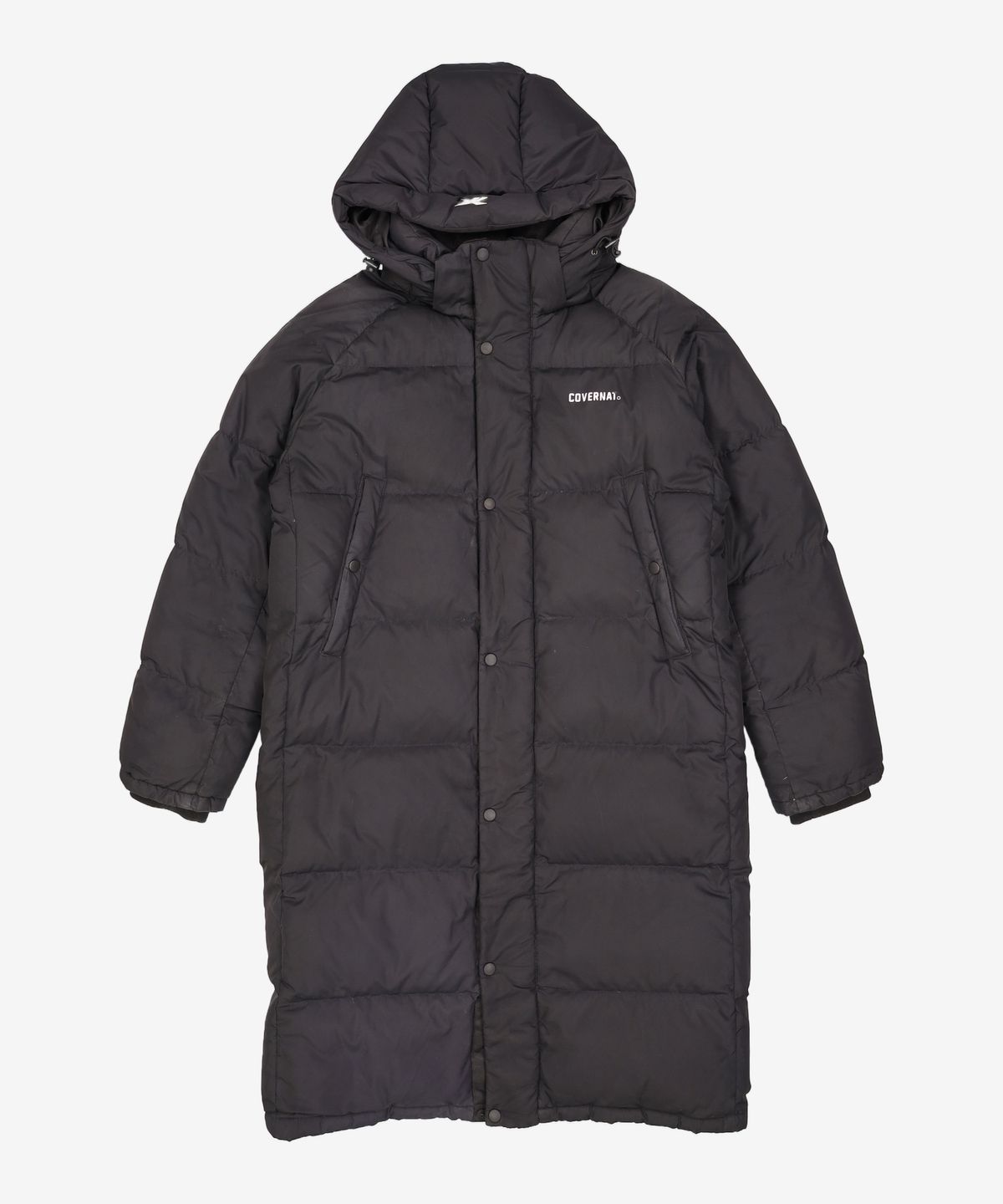 리복(REEBOK) [리복X커버낫][DX7064] 롱 푸퍼 자켓 - 블랙 M