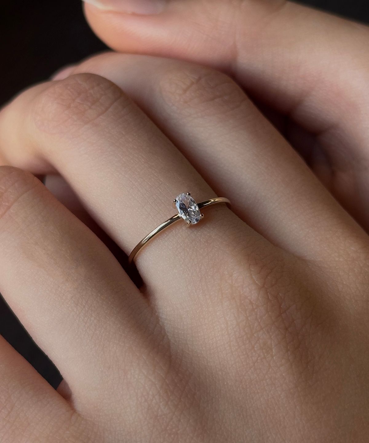 파예(FAYE) 14k Ovel ring