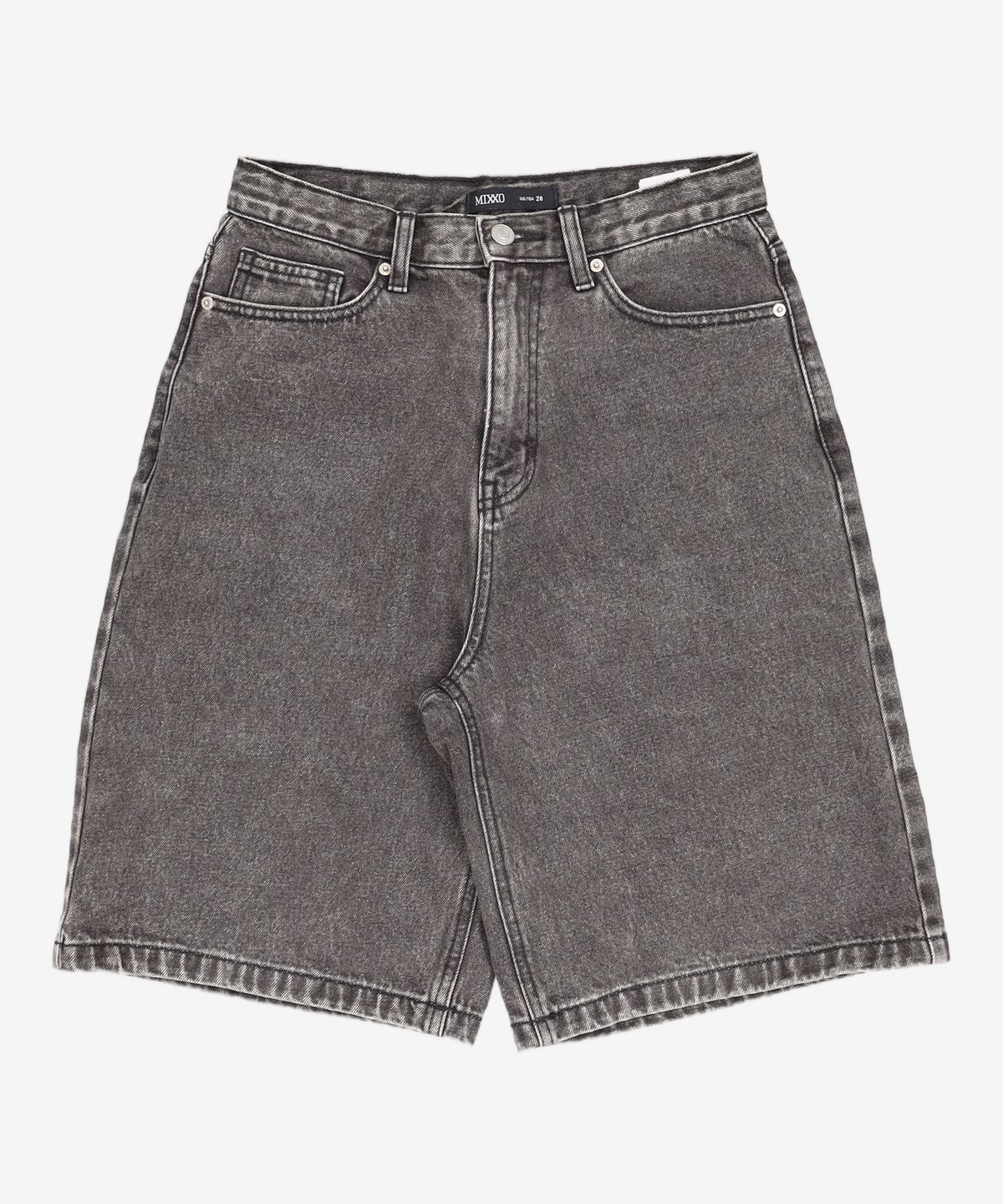 미쏘(MIXXO) 루즈핏 버뮤다 데님_MIWTHE518J 28