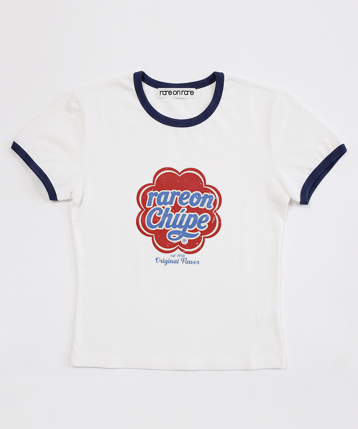 레어 온 레어(RARE ON RARE) Flavor Ringer t-shirts (navy)