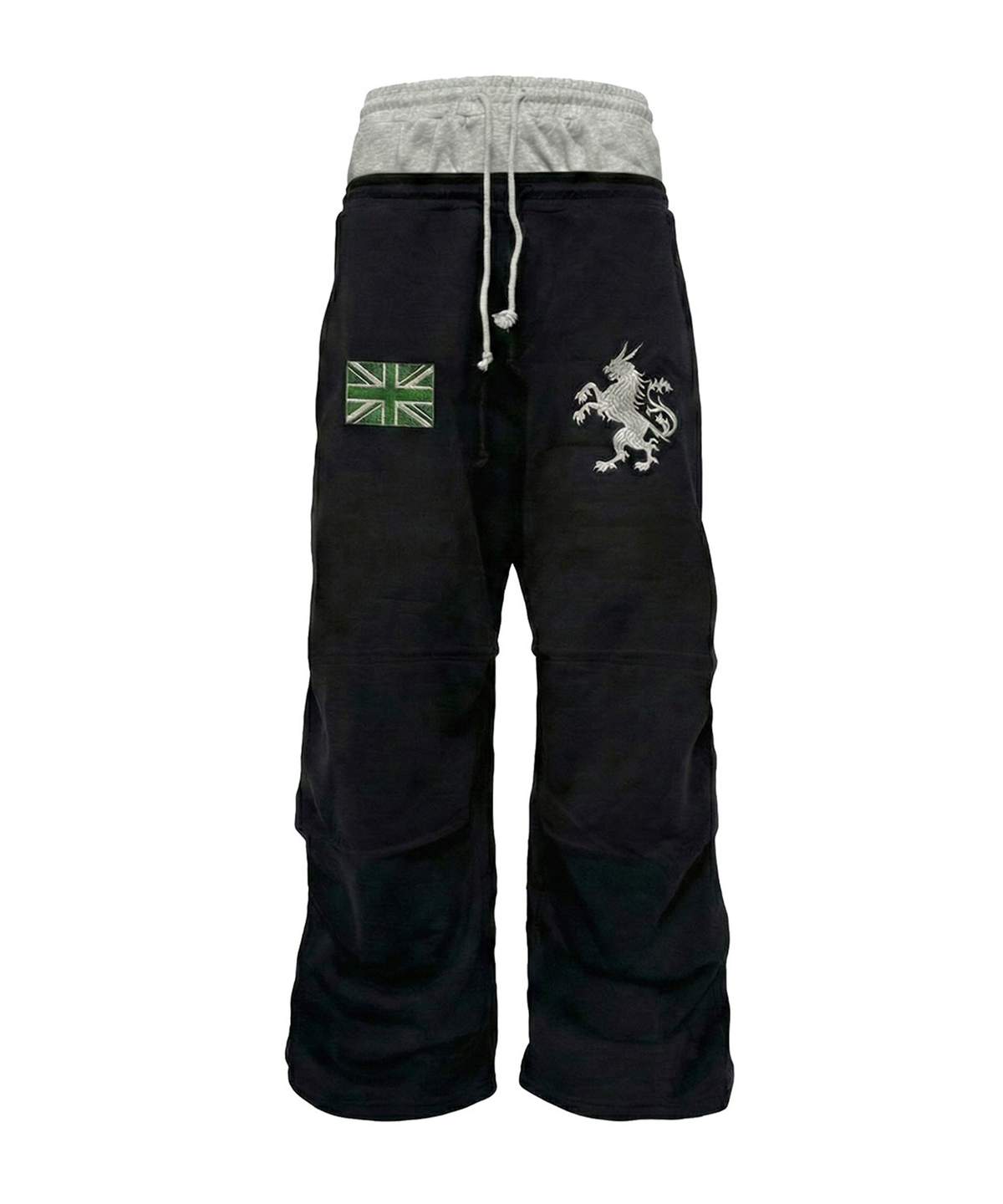 043Y(043Y) Shadow Crest Wide Sweatpants