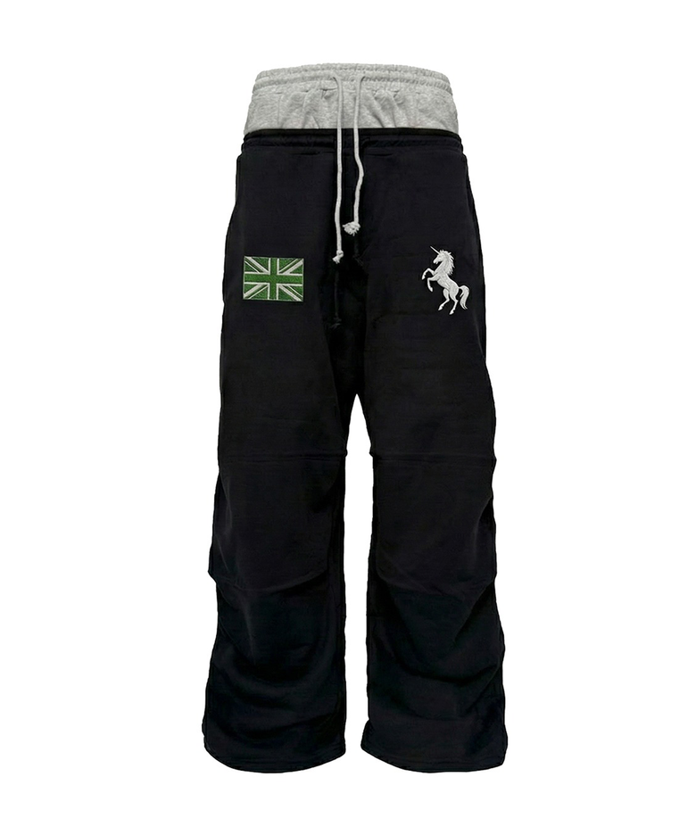 Heraldic Unicorn Wide Sweatpants