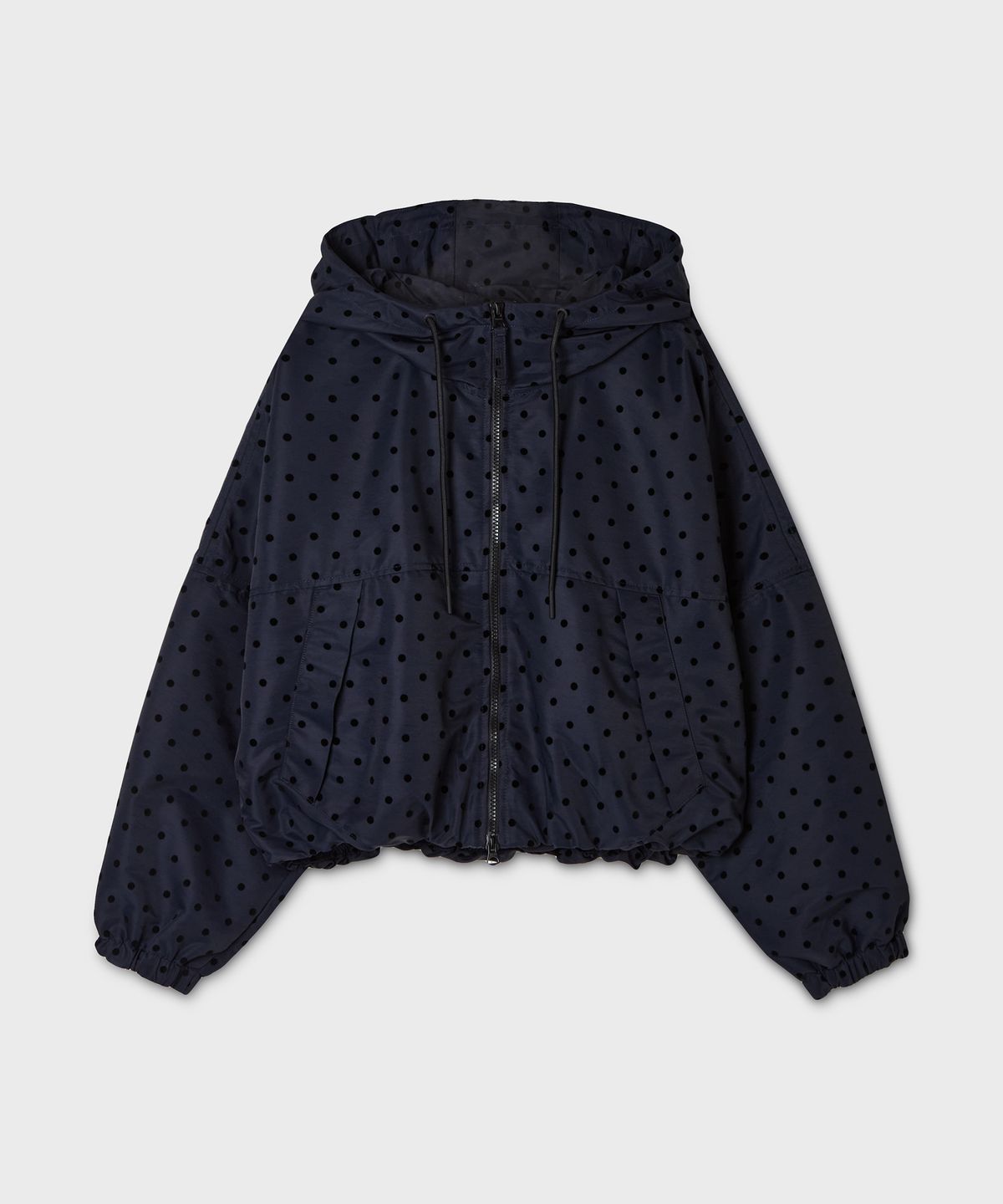 후아유(WHO.A.U) Hooded Crop Windbreaker / WHJJG4822F