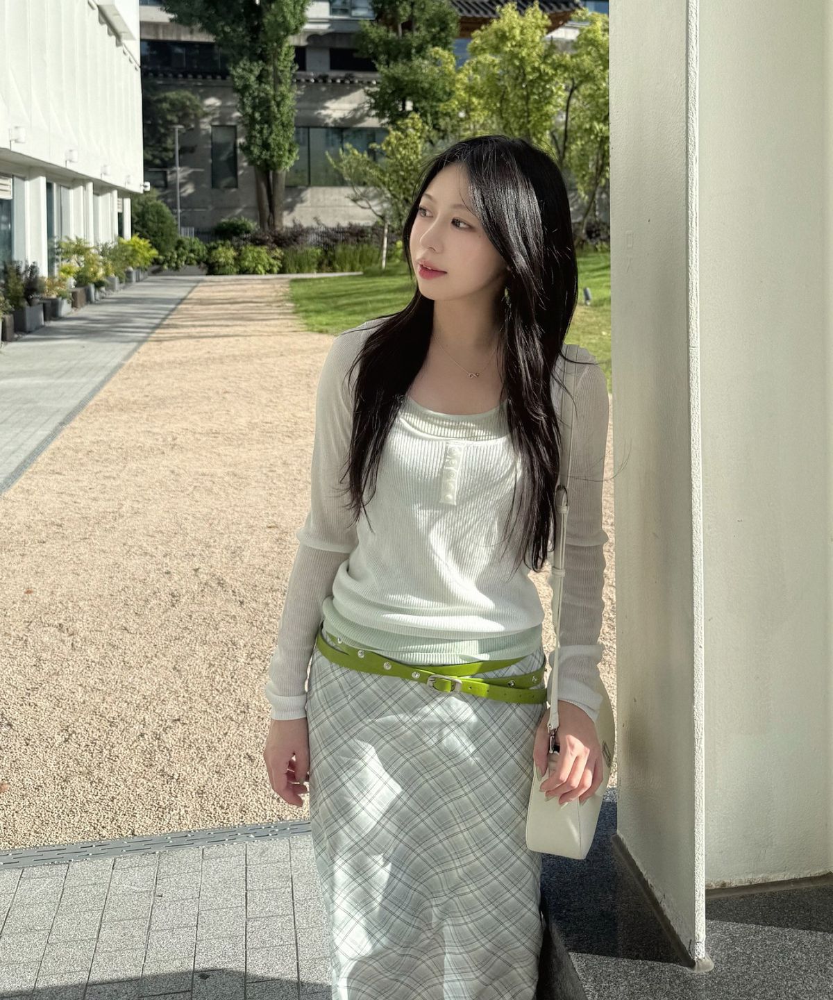 미쏘(MIXXO) 레이어드 U넥 골지 니트_MIWKAG939T