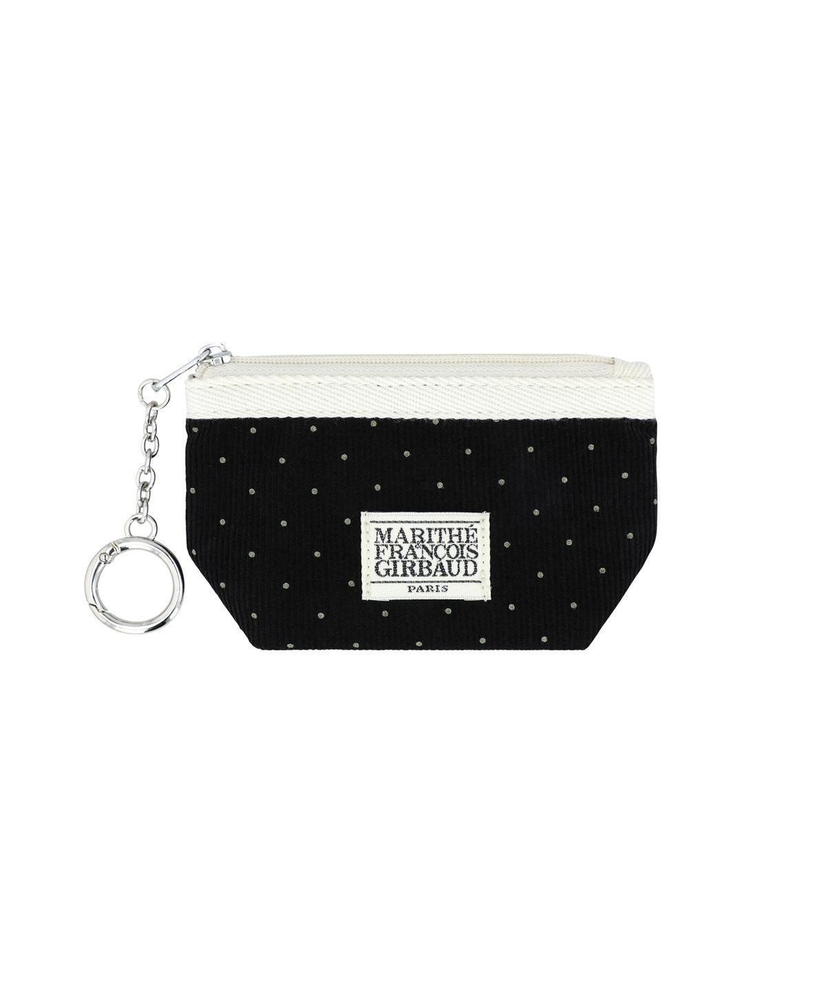 마리떼 프랑소와 저버(MARITHÉ + FRANҪOIS GIRBAUD) MINI CORDUROY POUCH KEYRING black