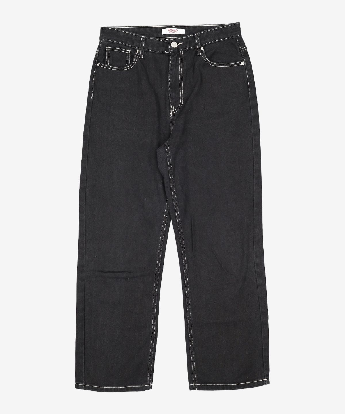 오디너리 홀리데이(ORDINARY HOLIDAY) 코튼루즈스트레이트팬츠 COTTON LOOSE STRAIGHT DENIM L