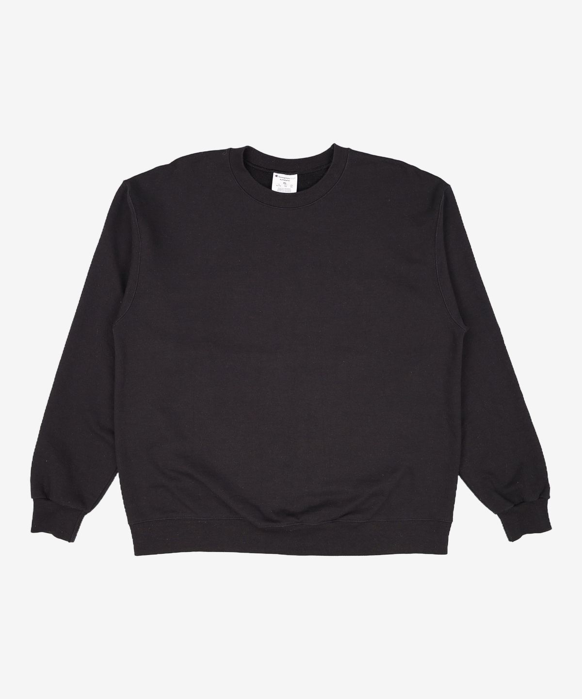 챔피온(CHAMPION) [S600BK] 더블 드라이 에코 플리스 크루-블랙 XL