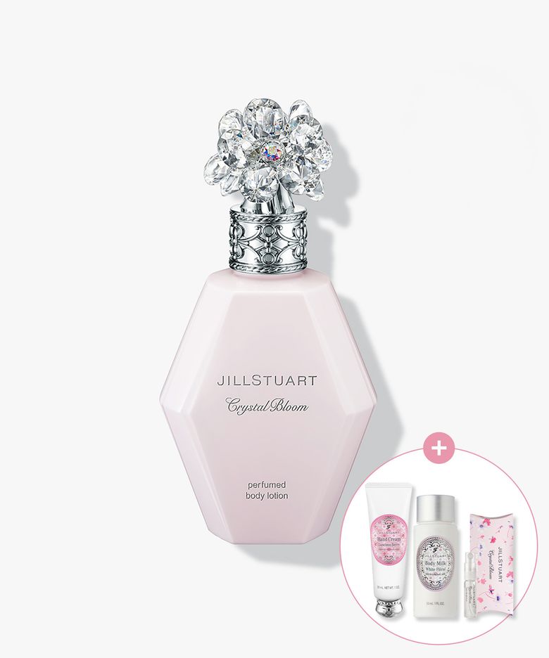 크리스탈 블룸 퍼퓸드 바디로션 200ml(+핸드크림 30g, 바디밀크30ml,향수 2.5ml)