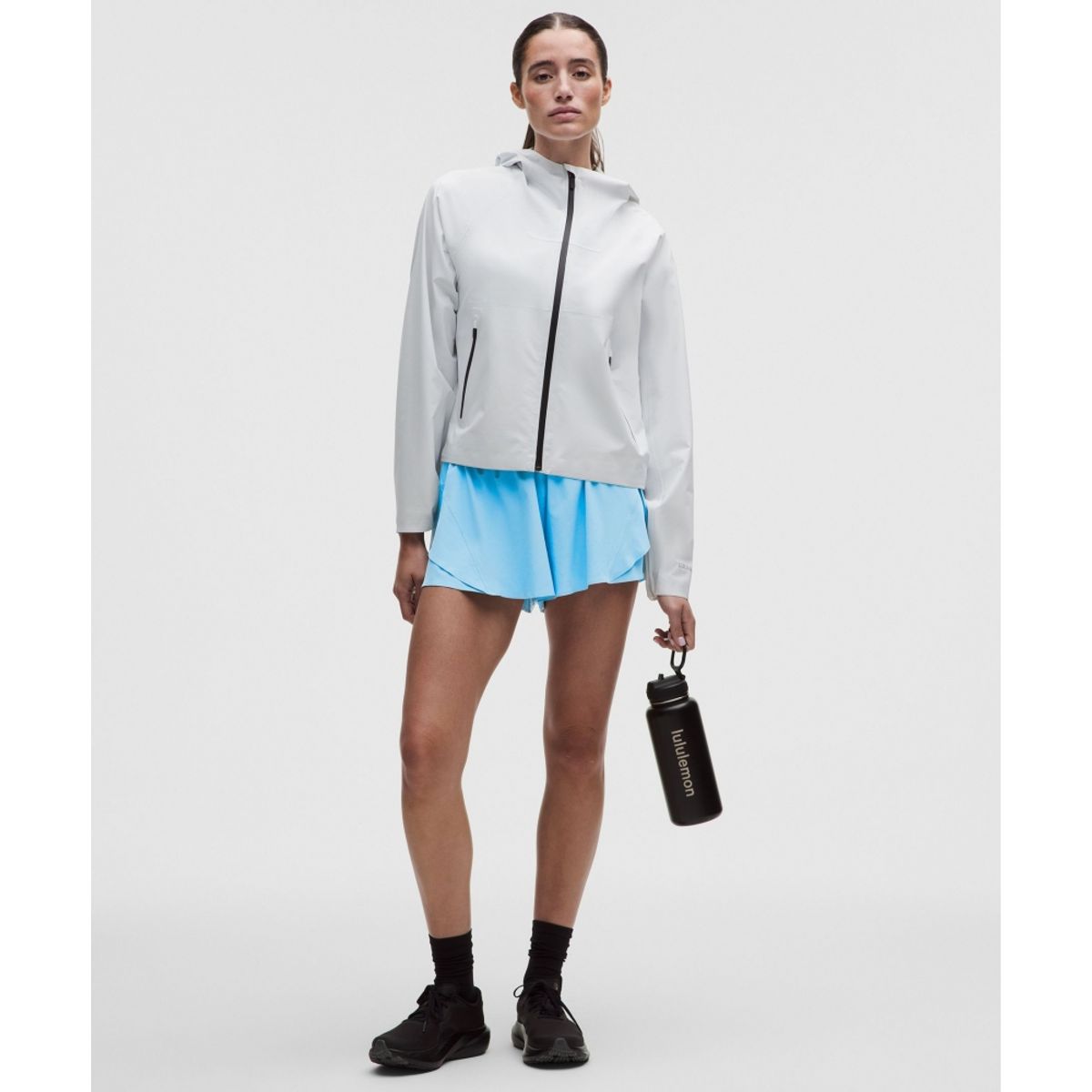 룰루레몬(LULULEMON) 셰이크 잇 아웃 하이라이즈 러닝 쇼츠 2.5inch  SEAF