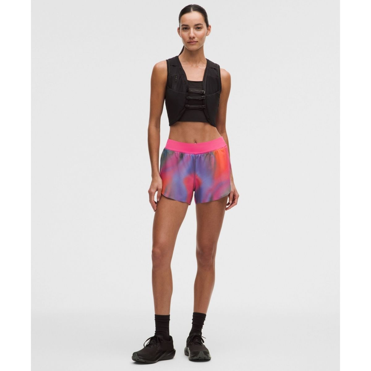 룰루레몬(LULULEMON) 패스트 앤 프리 하이라이즈 클래식 핏 스플릿 쇼츠 3inch