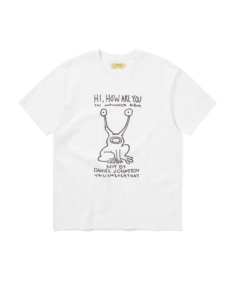 TNT Daniel Johnston Frog Tee White