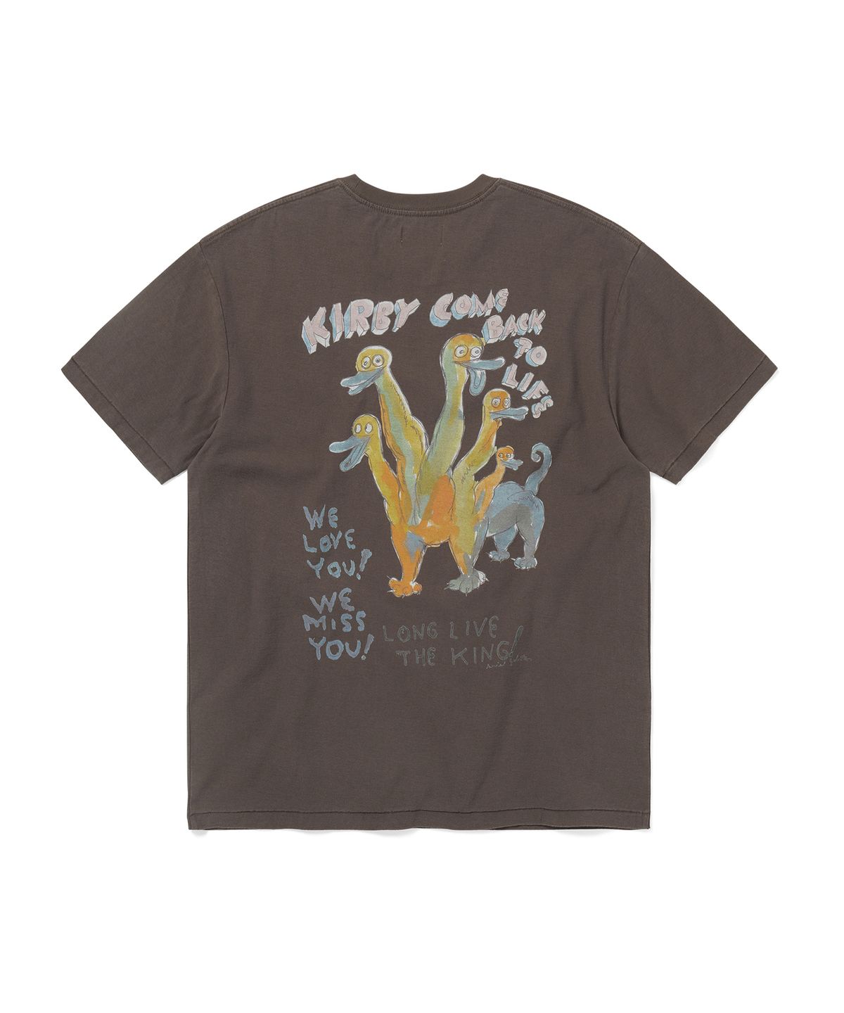 디스이즈네버댓(THISISNEVERTHAT) TNT Daniel Johnston Kirby Tee Brown