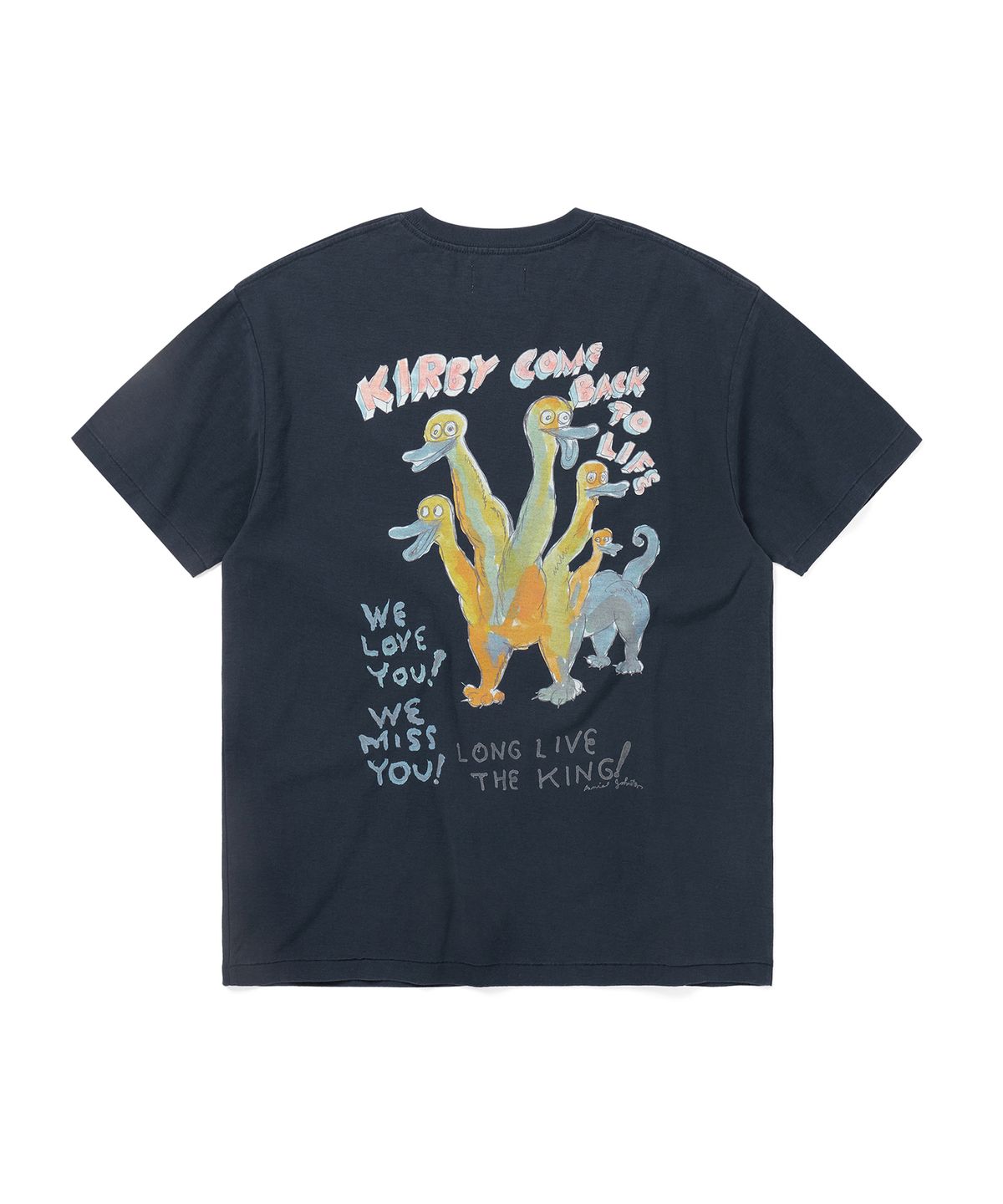 디스이즈네버댓(THISISNEVERTHAT) TNT Daniel Johnston Kirby Tee Navy