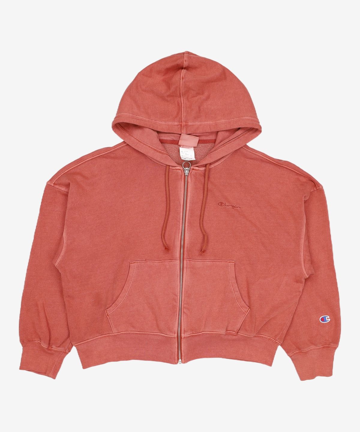 챔피온(CHAMPION) [US] 여성 Vintage Dye 7.3oz Lightweight 기모 풀집업 후드스웨트셔츠 (LIGHT WINE) CKTS1F662D1 M