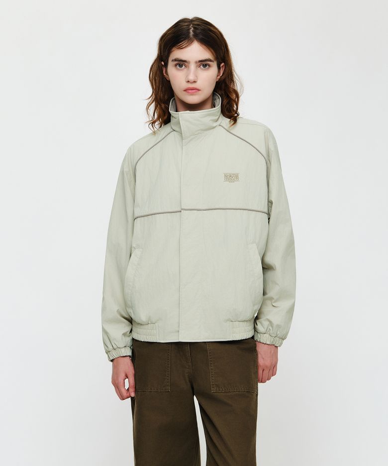 HIGH NECK WIND JACKET light beige