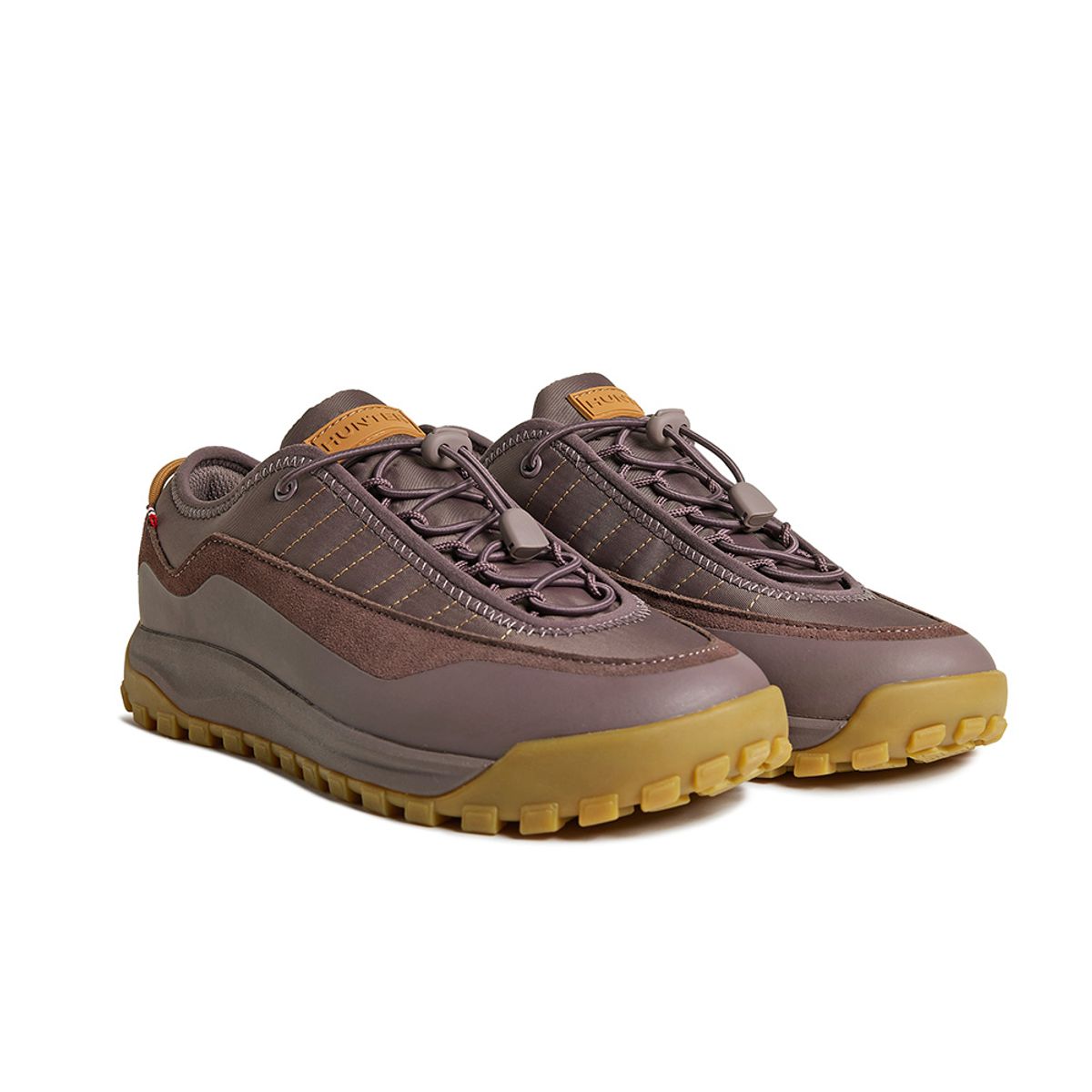 헌터(HUNTER) [UNISEX] 트래블 2.0 워터프루프 스웨이드 스니커즈 - 와일드코코아 UFF7146RENWAG