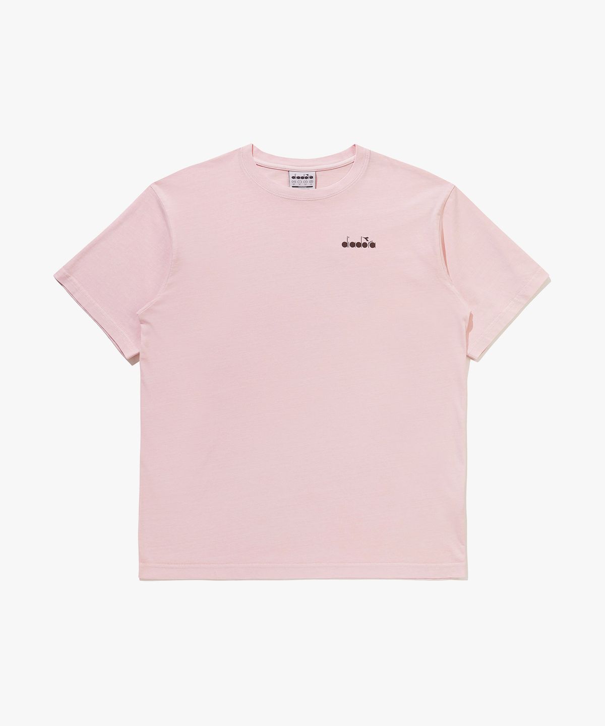 디아도라(diadora) 그래픽 피그먼트 다잉 반팔 티셔츠 PINK