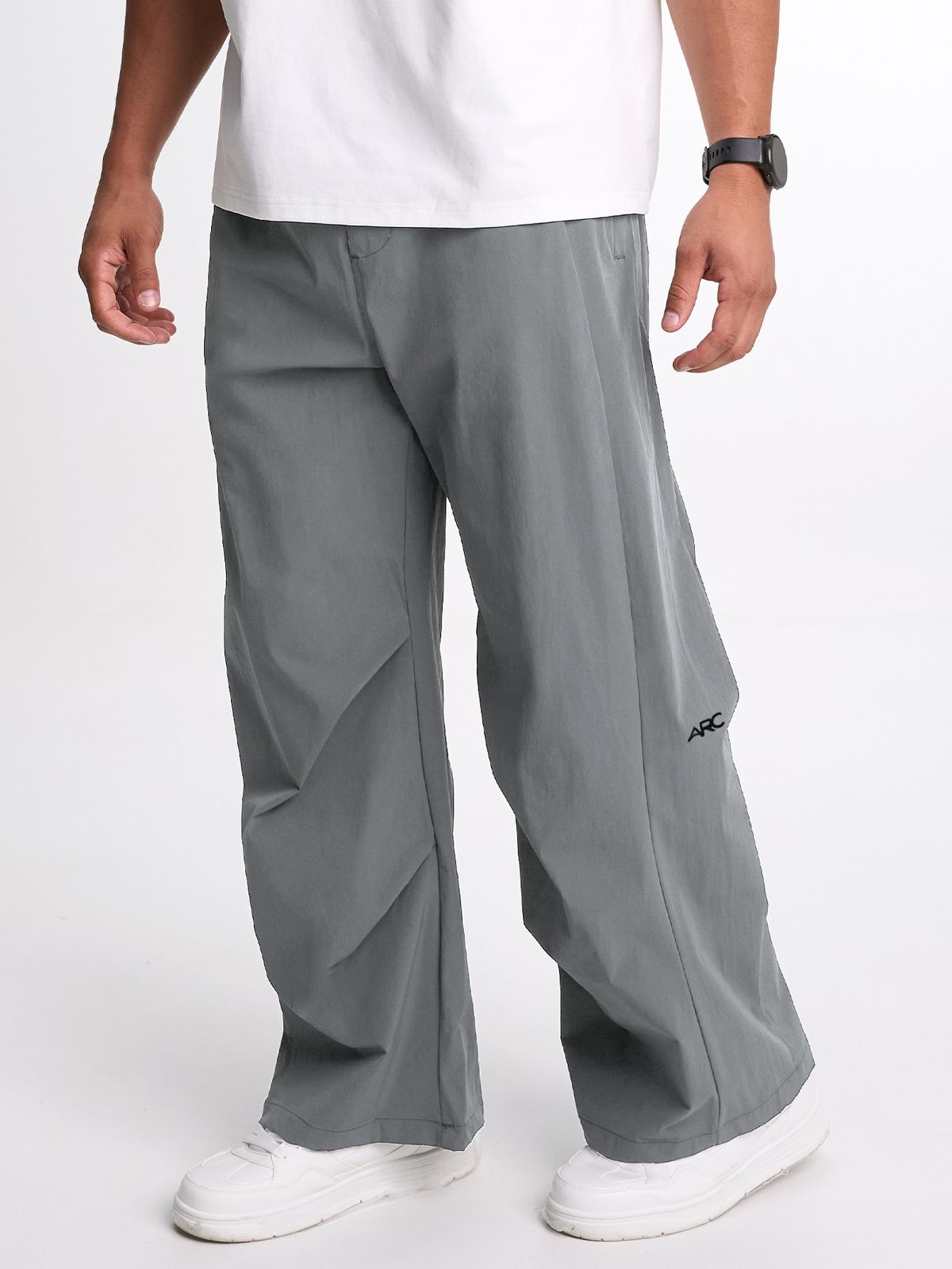 시그마스(SIGMAS) Reflect Wide Leg Pant (Stone grey)