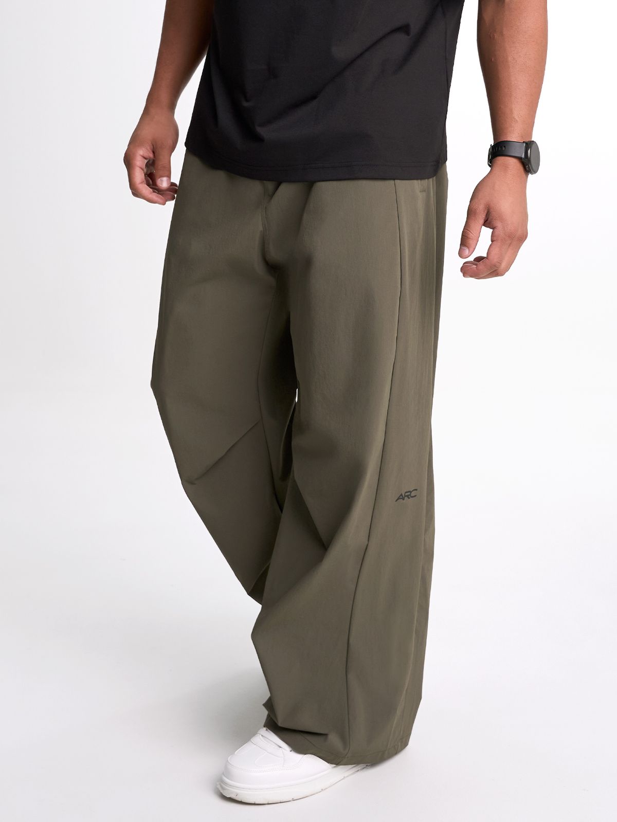 시그마스(SIGMAS) Reflect Wide Leg Pant (Army Green)