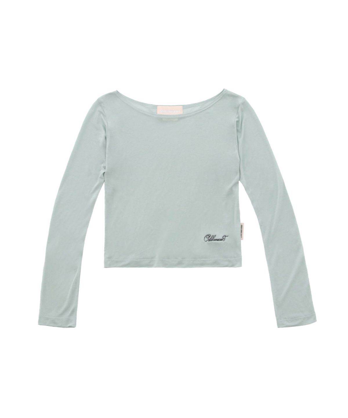 오드원아웃(ODDONEOUT) MONO BOAT NECK LONG SLEEVE MINT