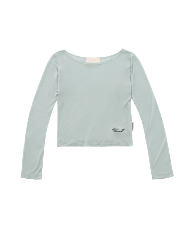 MONO BOAT NECK LONG SLEEVE MINT