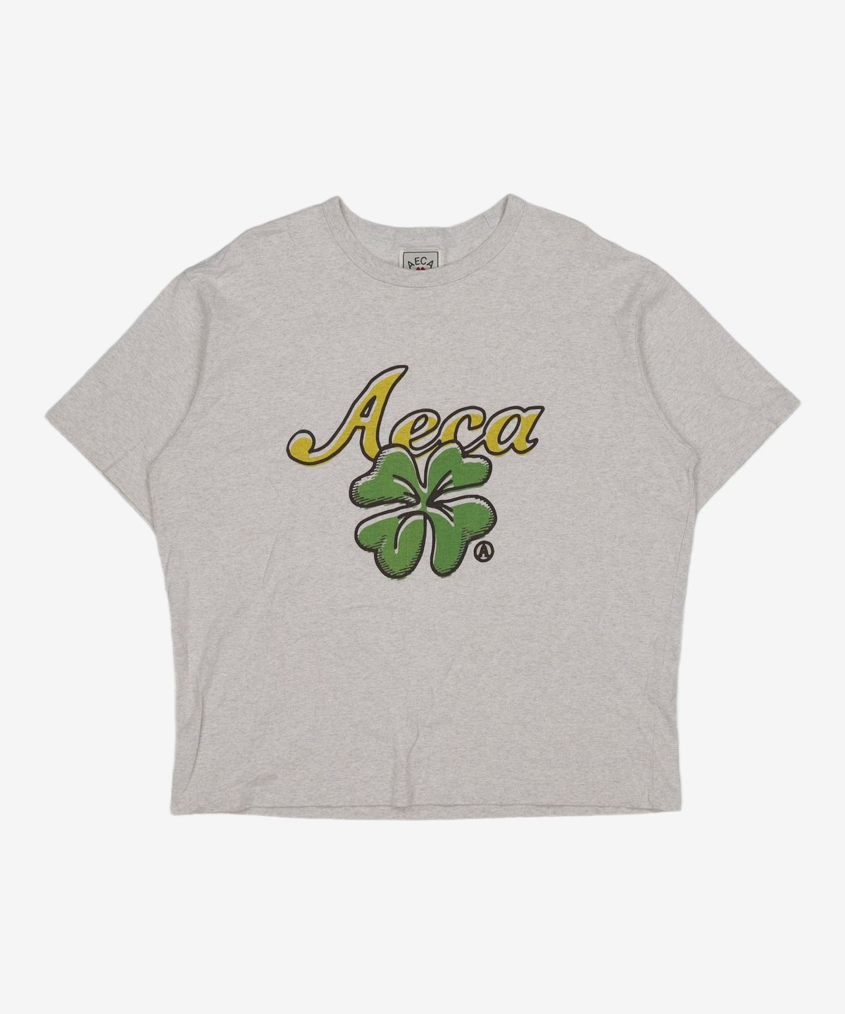 에이카화이트(AECA) CLOVER FLOWER HALF SLEEVE TEE-WHITE L