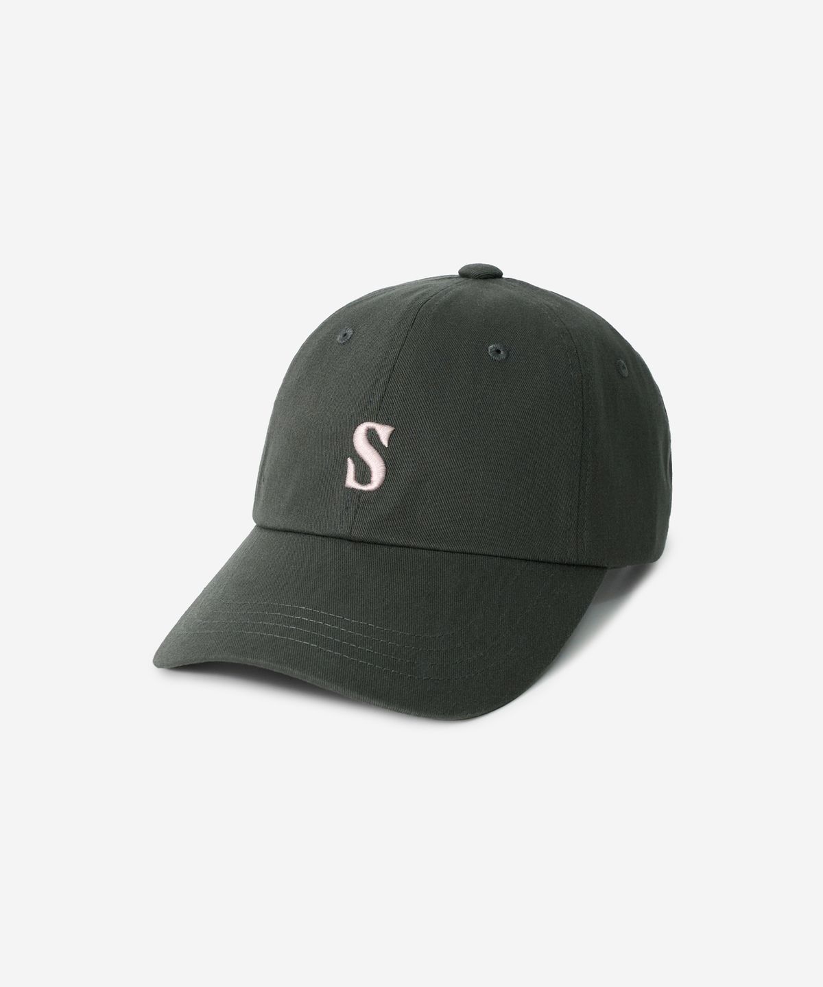 세터(SATUR) 스몰 S 로고 볼캡 차콜