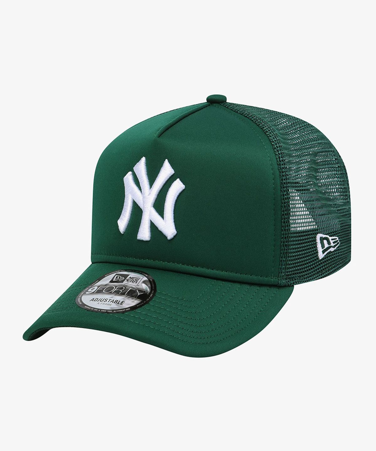 뉴에라(NEW ERA) MLB 뉴욕 양키스 스폰지 시리즈 A프레임 트러커 볼캡 그린