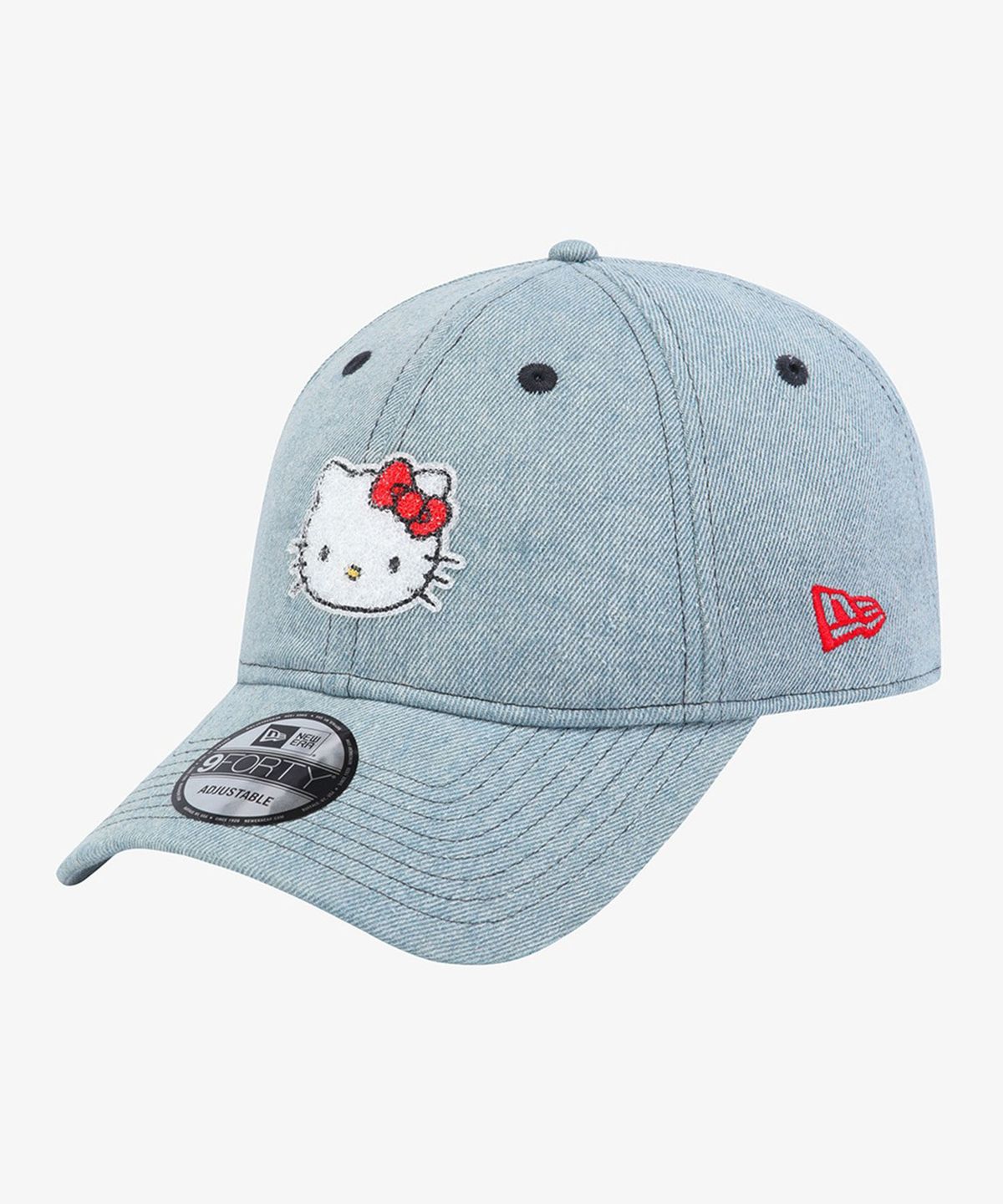 뉴에라(NEW ERA) 산리오 헬로 키티 스와로브스키 볼캡 라이트 블루