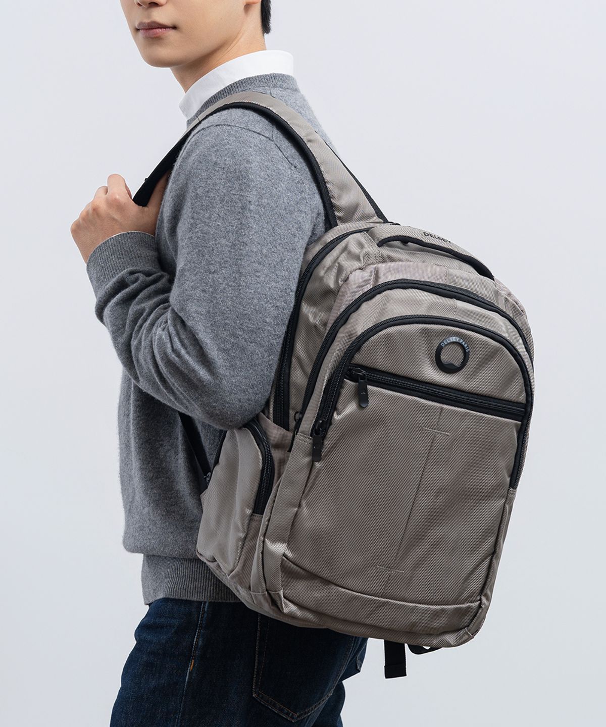 델시(DELSEY) ELEMENT BACKPACKS 15.6인치 엘리멘트 노트북 백팩 그레이