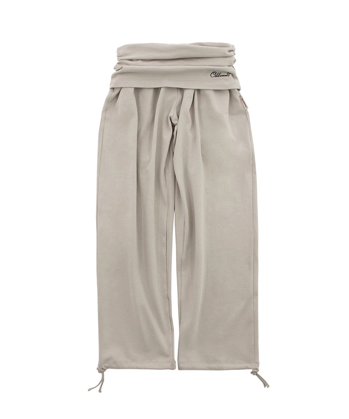 오드원아웃(ODDONEOUT) MONO SHIRRING TWO WAY PANTS BEIGE