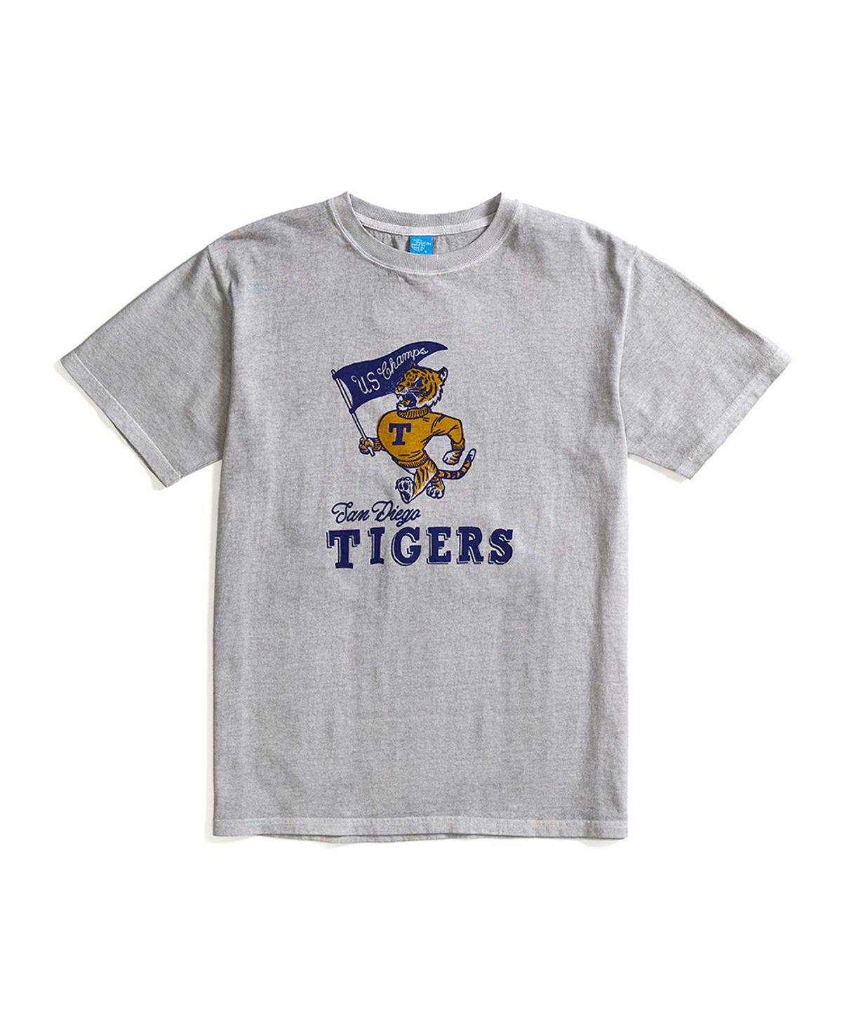 굿온(GOODON) San Diego Tigers 반팔 티셔츠 - 피그먼트 애쉬