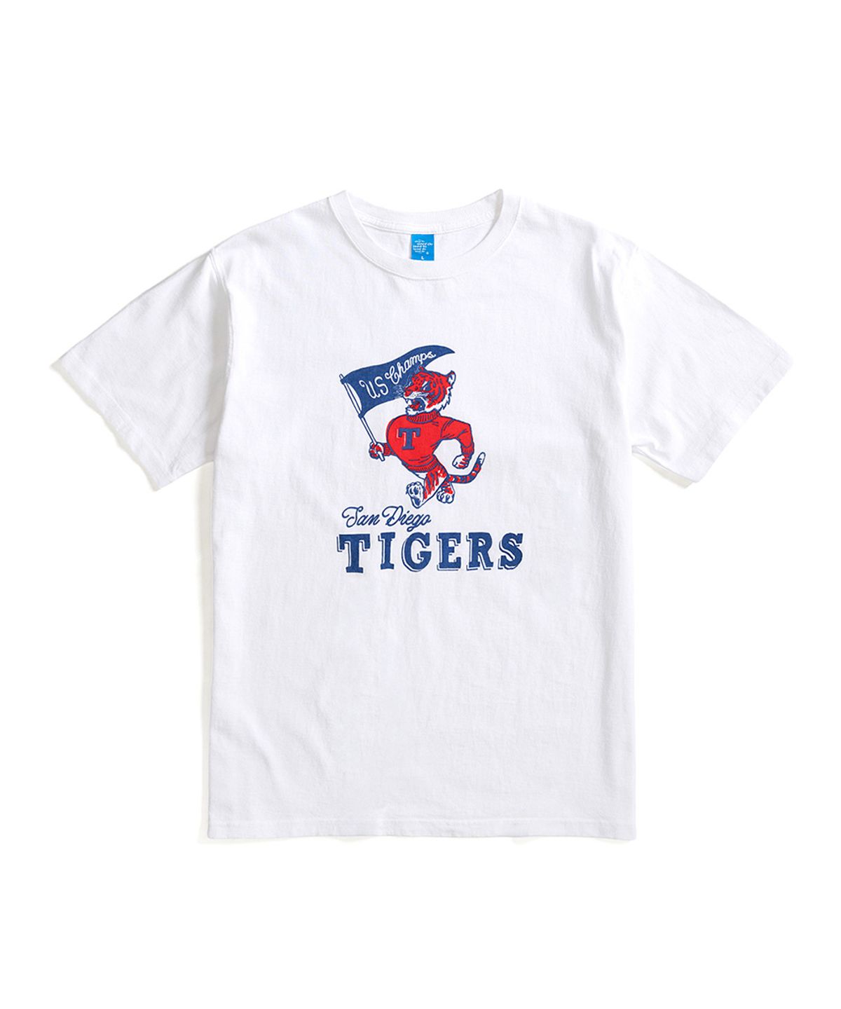굿온(GOODON) San Diego Tigers 반팔 티셔츠 - 화이트