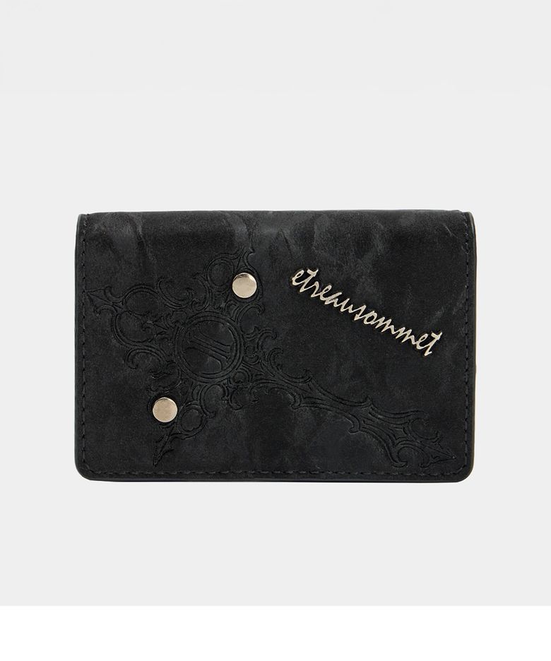 Noir Key Velvet Shamude Card Wallet
