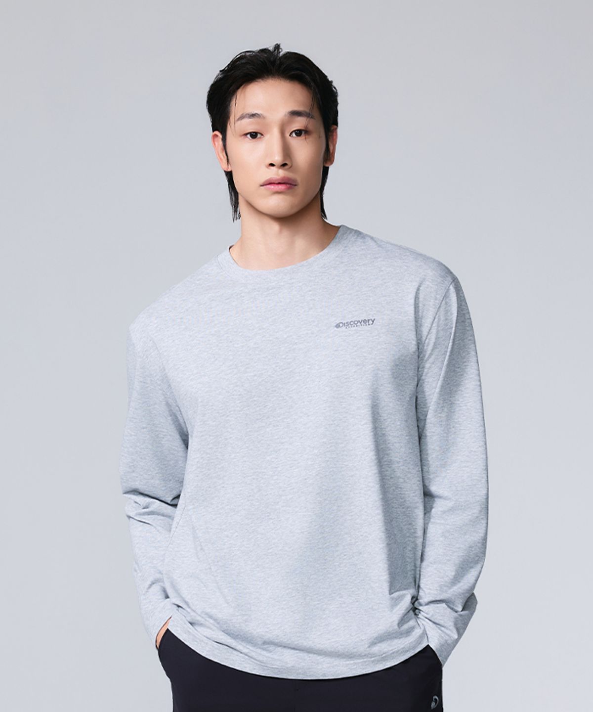 디스커버리 익스페디션(DISCOVERY EXPEDITION) 남성 덴버 긴팔티 (M/GREY)