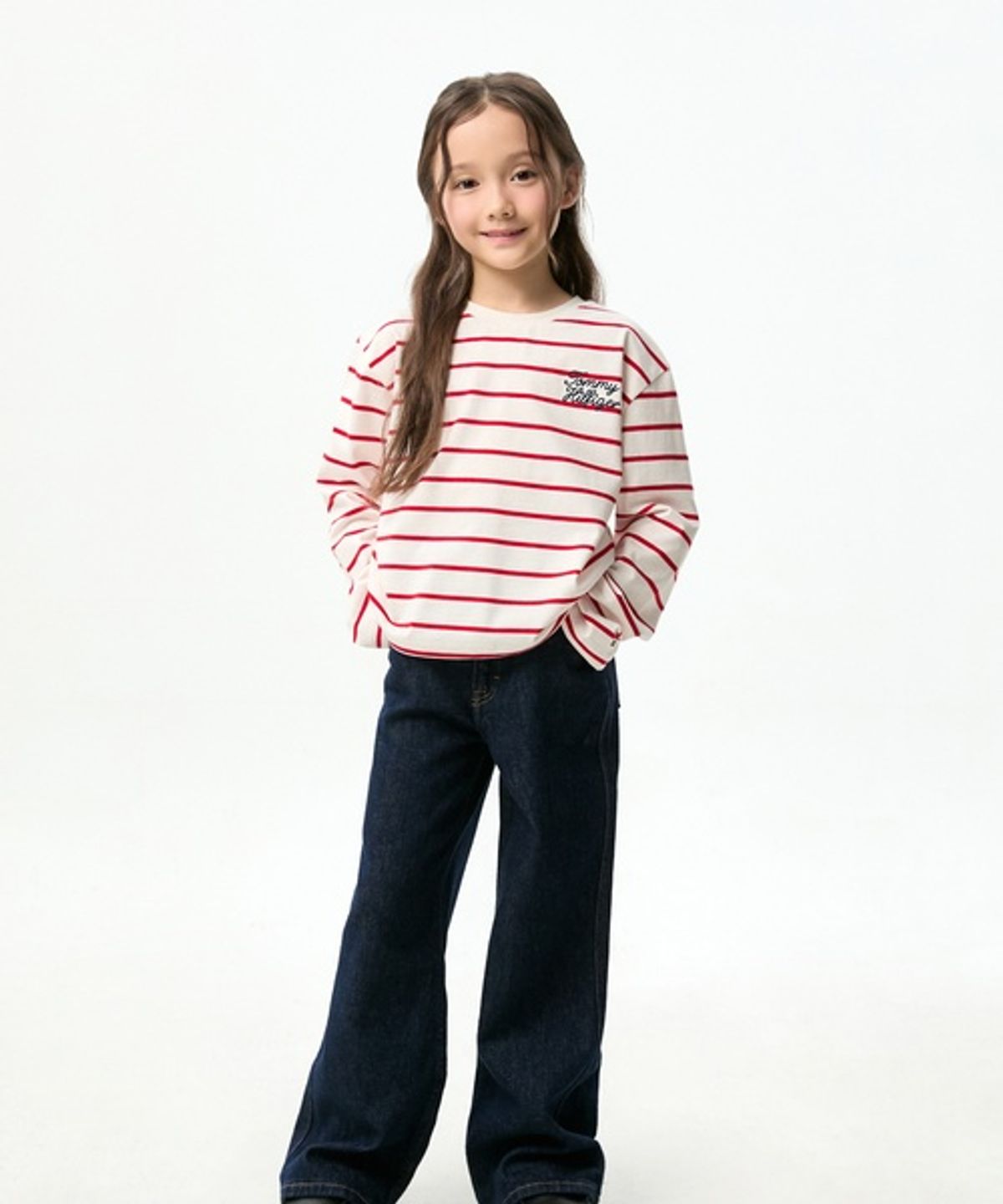 타미힐피거 키즈(TOMMY HILFIGER KIDS) 메이블 워시 데님 팬츠