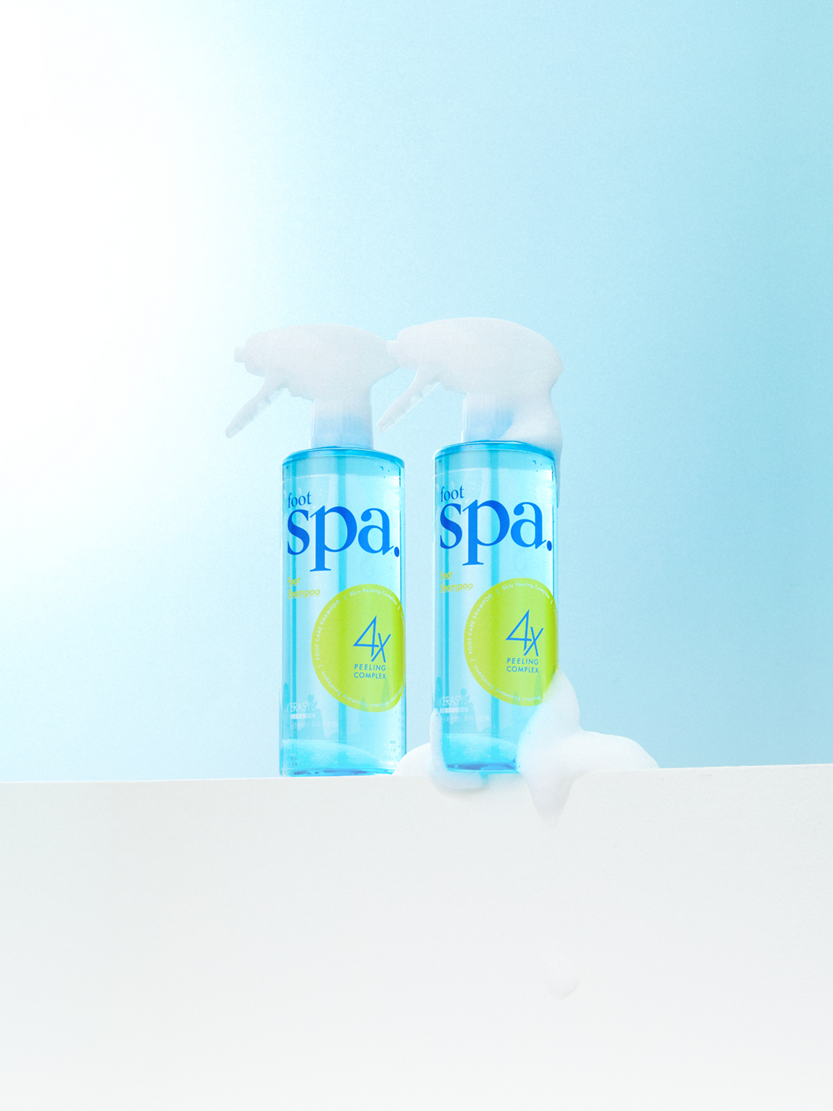 케라시스(KERASYS) 쫀쫀거품 풋샴푸 풋스파 프레쉬민트 400ml 2개