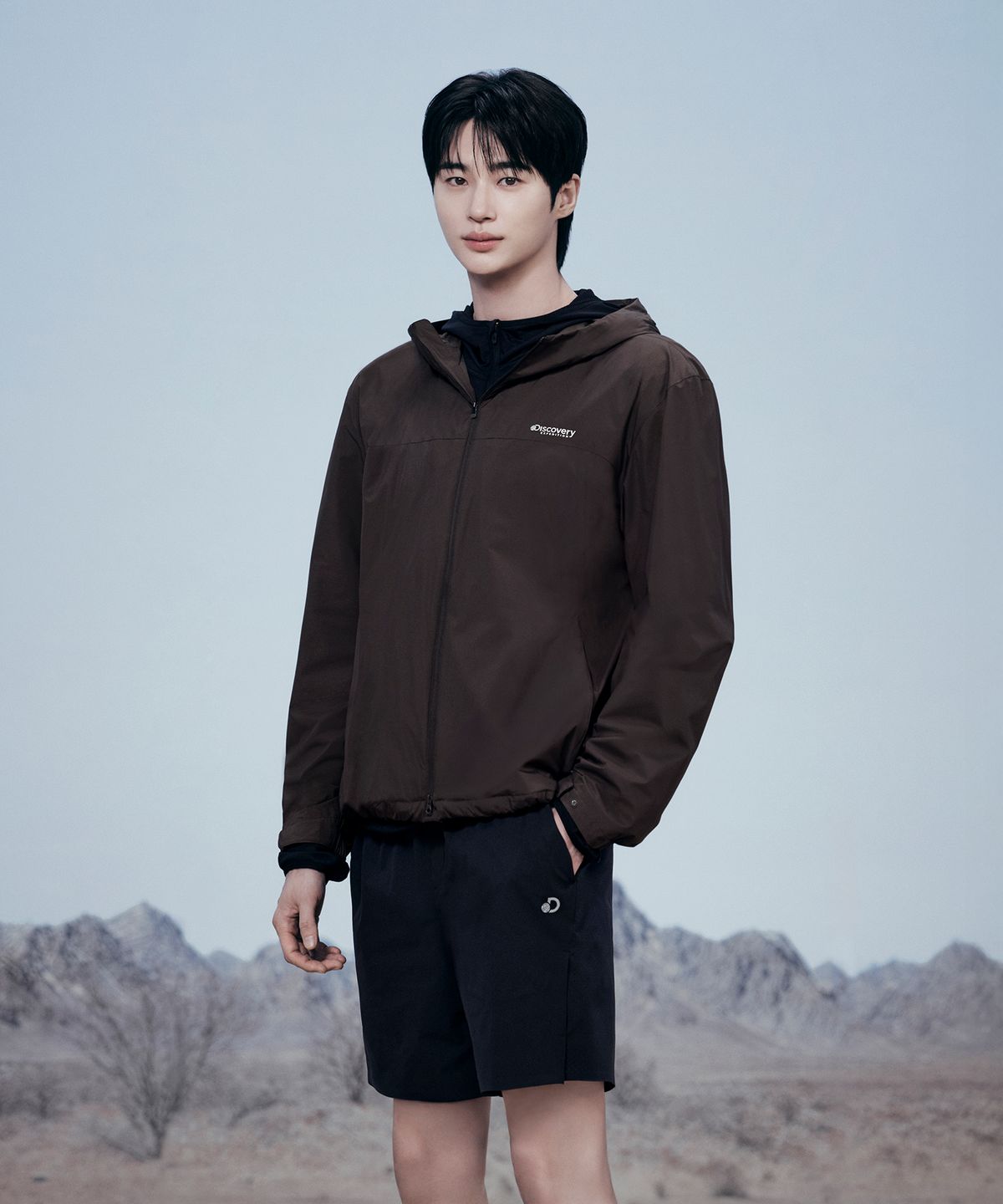 디스커버리 익스페디션(DISCOVERY EXPEDITION) 남성 경량 액티브 자켓 (Brown)