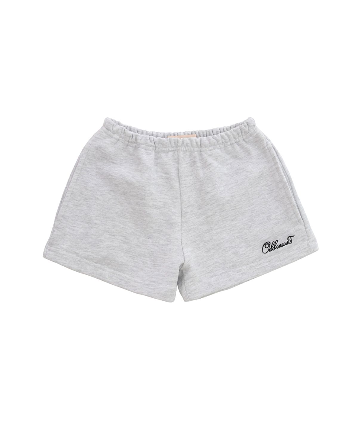 오드원아웃(ODDONEOUT) MONO SWEAT SHORT PANTS W.GRAY
