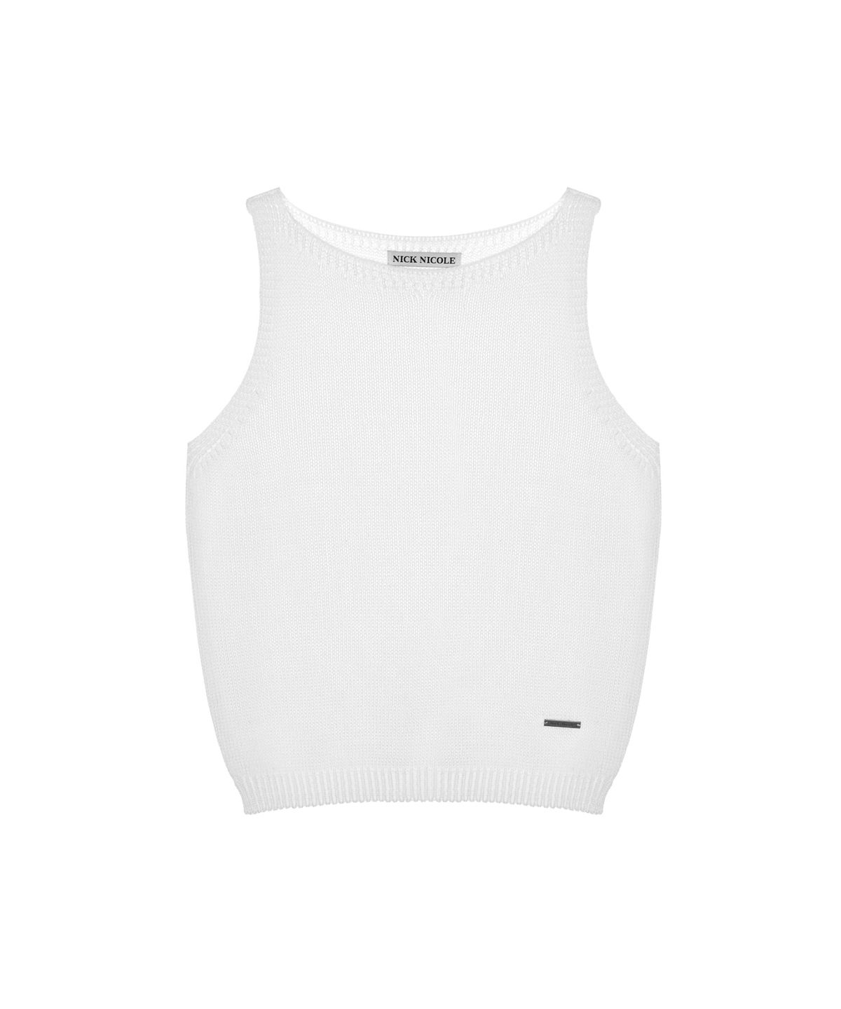 닉앤니콜(NICK&NICOLE) LINEN BLEND KNIT TOP_IVORY