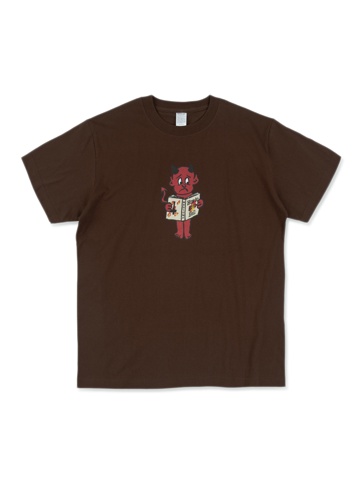 미디엄스(MEDIUMS) How To Go To Hell Tee - Brown (하우 투 고 투 헬 티 - 브라운)