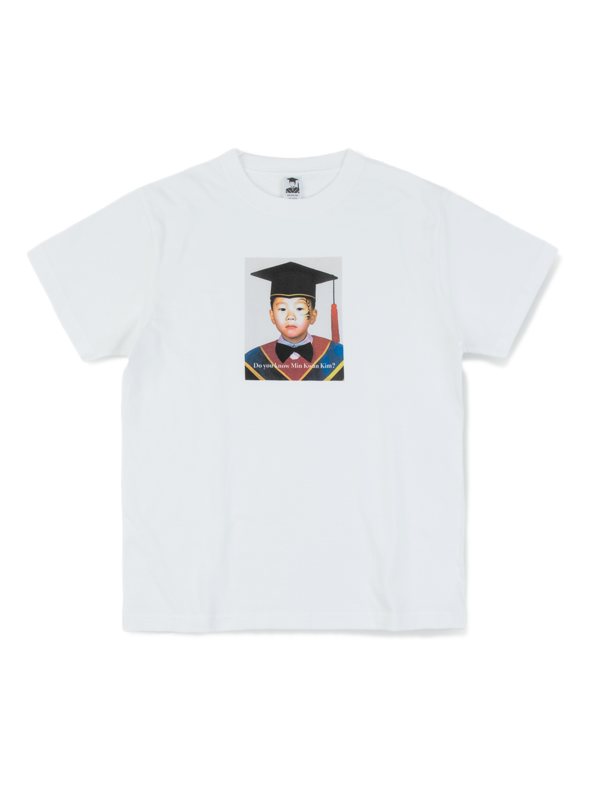 미디엄스(MEDIUMS) Graduation Photo Tee(Mike Tyson Ver.) - White (졸업사진 티셔츠 마이크 타이슨 버전 - 화이트)