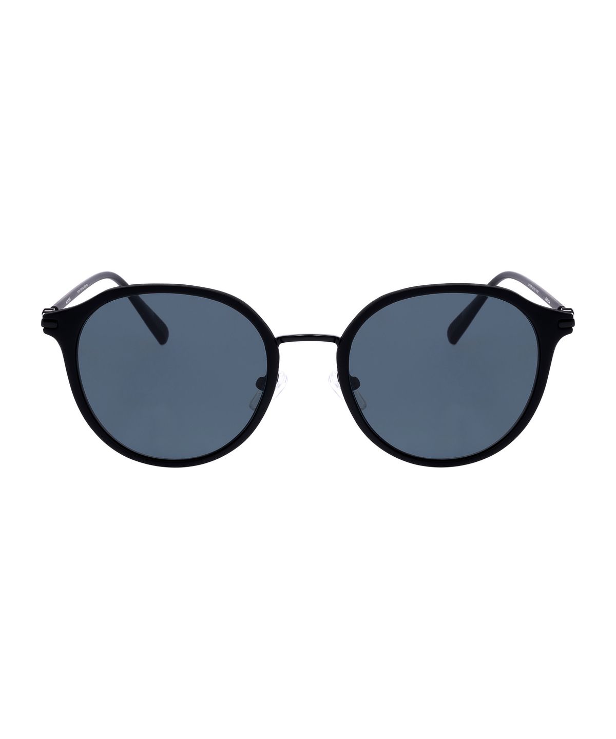 헌터 아이웨어(HUNTEREYEWEAR) [WOMAN] 라운드 티타늄 콤비 선글라스 - 블랙편광 HTB11