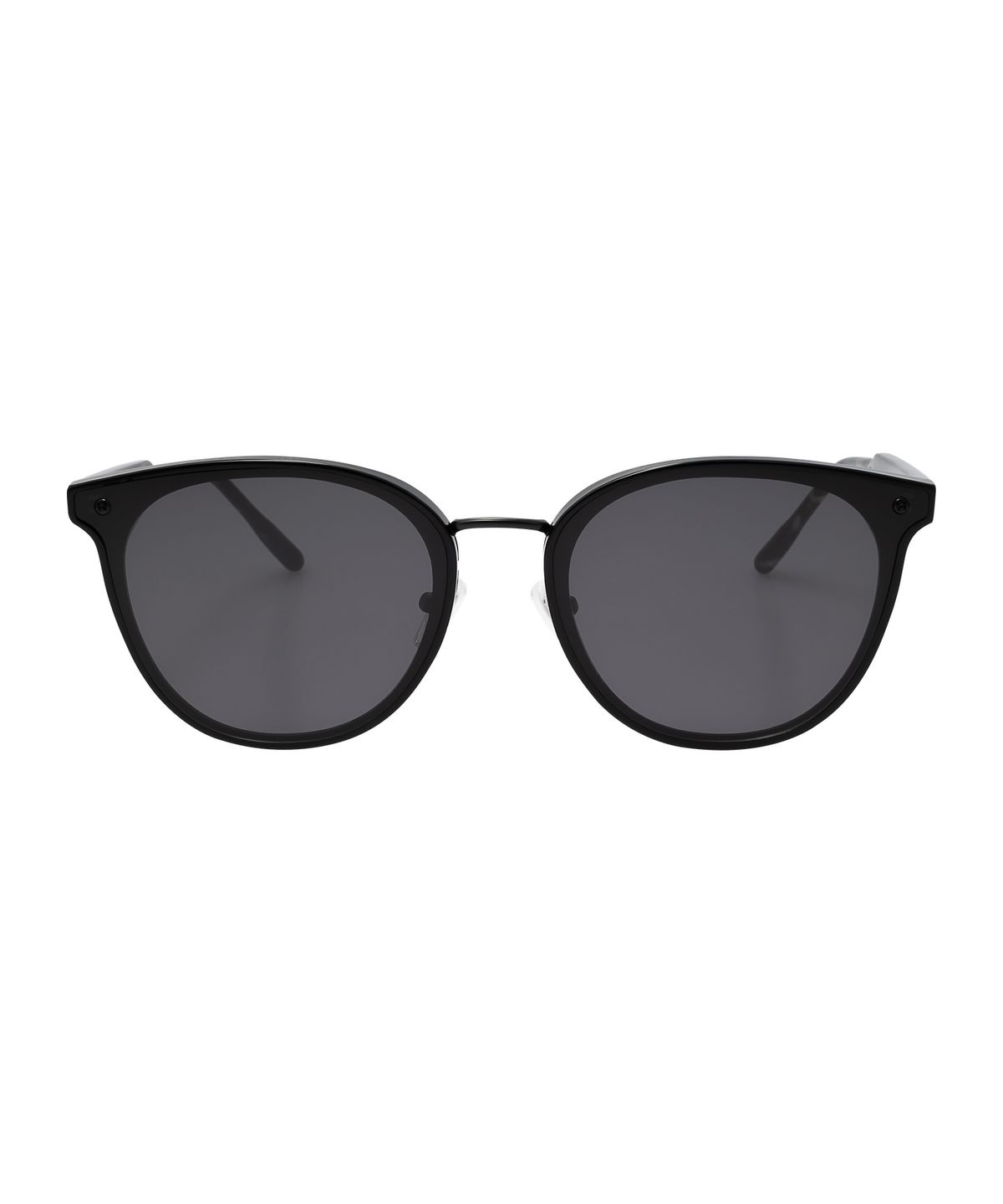 헌터 아이웨어(HUNTEREYEWEAR) [WOMAN] 플랫바 라운드 선글라스 - 블랙 HTB16